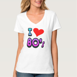 AMO el 80' S-Gran camiseta retra de los años 80