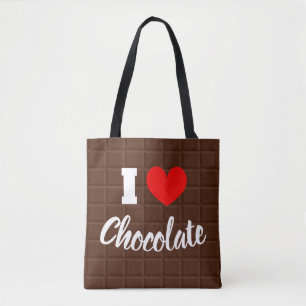 Amo el accesorio lindo de la bolsa de asas del