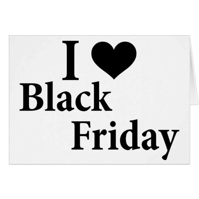 Amo el Black Friday (Anverso (Horizontal))