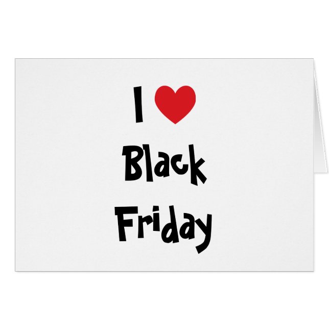 Amo el Black Friday (Anverso (Horizontal))