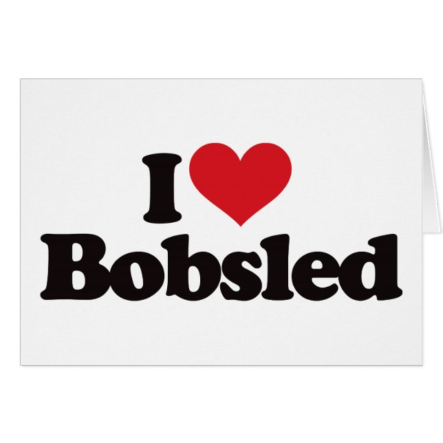 Amo el Bobsled (Anverso (Horizontal))