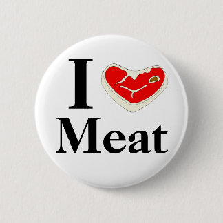 Amo el botón de la carne