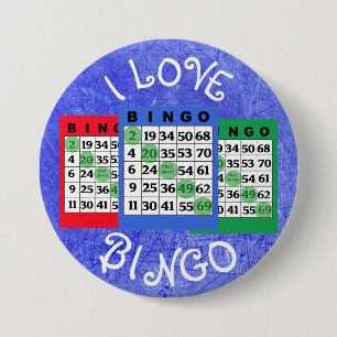 Amo el botón de las tarjetas del BINGO