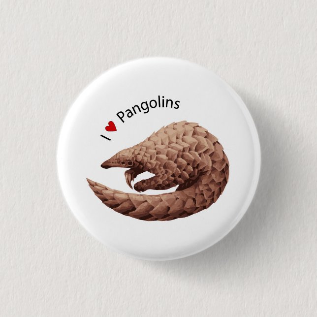 Amo el botón de los Pangolins (Anverso)