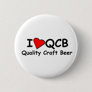 Amo el botón de QCB (cerveza del arte de la