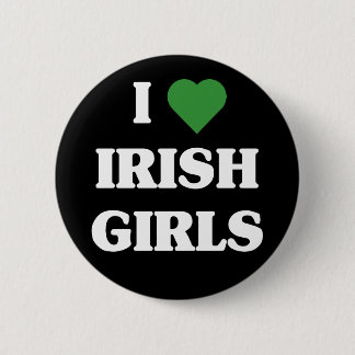 Amo el botón irlandés de los chicas