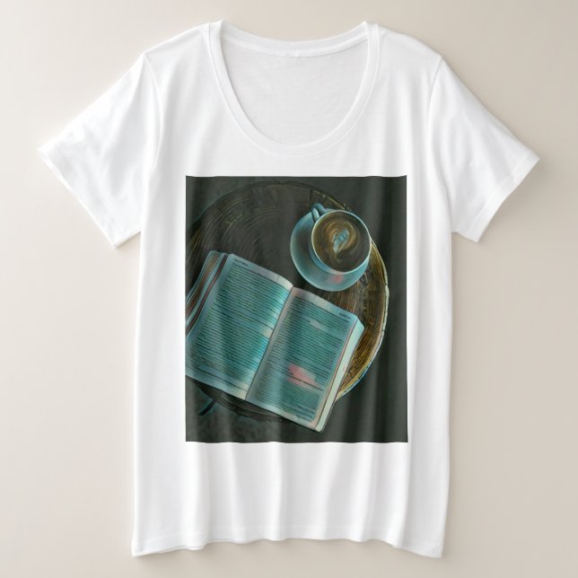 Amo el café y los libros (Anverso del diseño)