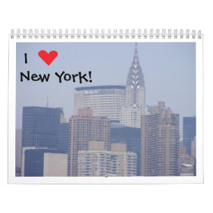 Amo el calendario de Nueva York