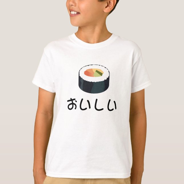 Amo el camisetas del sushi (Anverso)