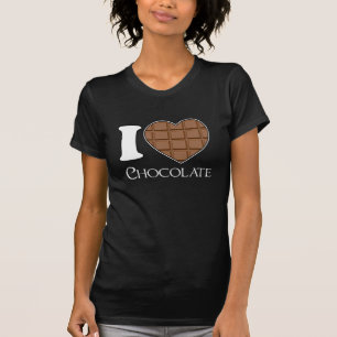 Amo el chocolate - camisa dulce para los chicas