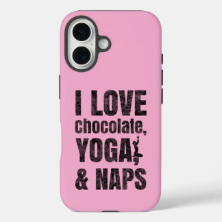 Amo el Chocolate, el Yoga y las Siestas | Fundas p