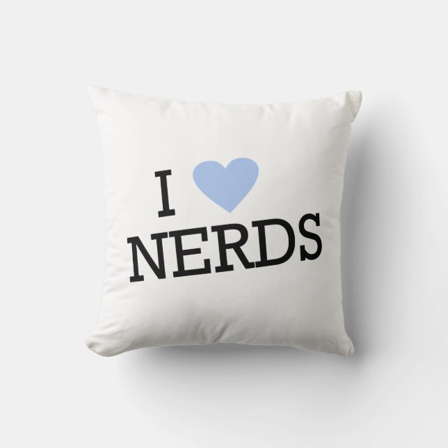 Amo el Cojín decorativo Nerds (Anverso)