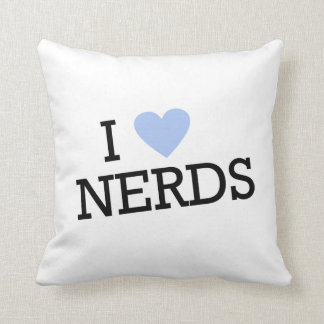Amo el Cojín decorativo Nerds