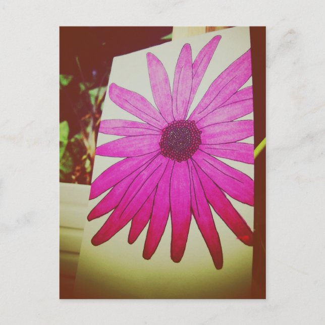 Amo el correo postal - Girasol (Anverso)