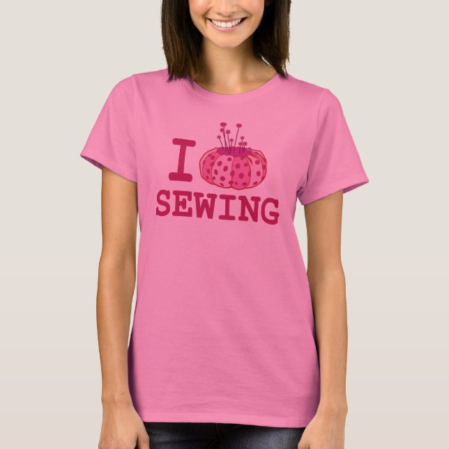 Amo el coser de la camiseta (Anverso)