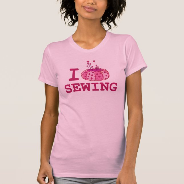 Amo el coser de la camiseta (Anverso)