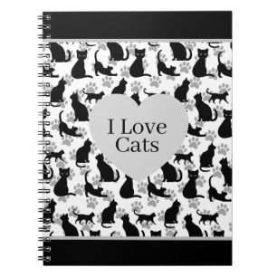 Amo el cuaderno de gatos
