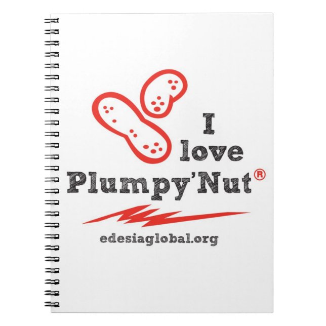 Amo el cuaderno de Plumpy'Nut (Frente)