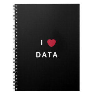 Amo el cuaderno negro de los datos - perfeccione