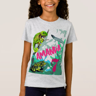 ¡Amo el cumpleaños de los reptiles! Camiseta