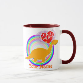 Amo el Diplodocus de Dinos y la taza conocida del