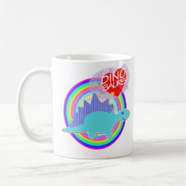 Amo el Diplodocus de Dinos y la taza conocida del