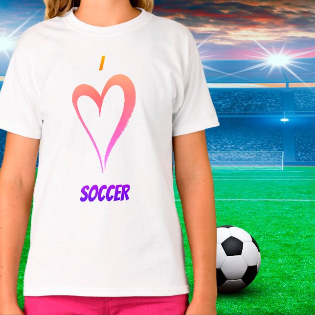 Amo el fútbol - Camiseta para niños (Subido por el creador)