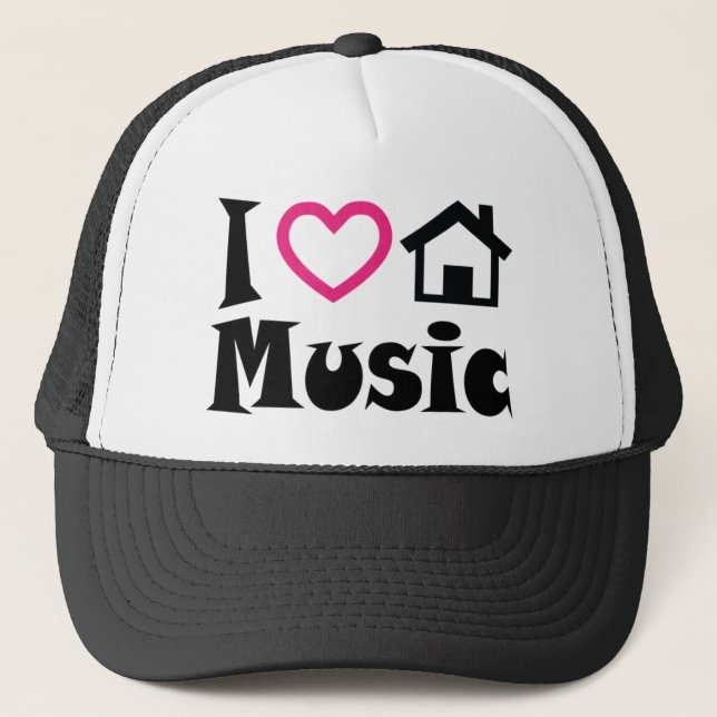 Amo el gorra de la música de la casa (Anverso)