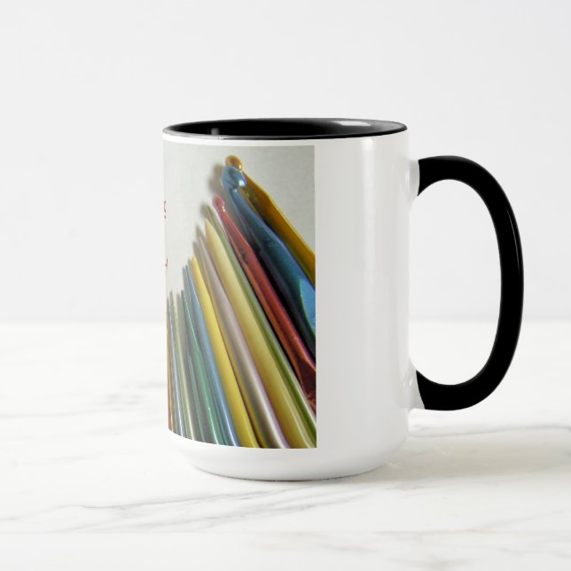 Amo el hacer punto y Crochet la taza (Derecha)