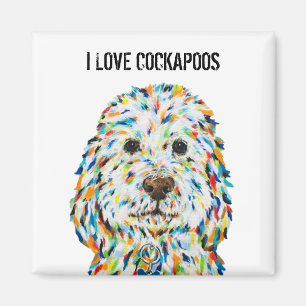 Amo el imán Cockapoos