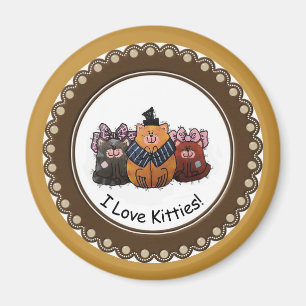 Amo el imán de los gatitos