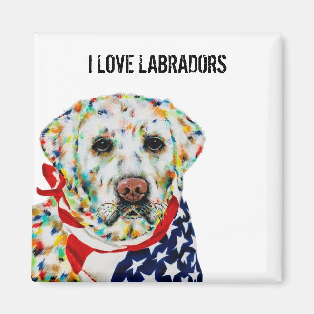 Amo el imán de los labradores (Frente)
