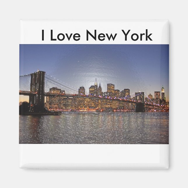 Amo el imán de Nueva York (Frente)