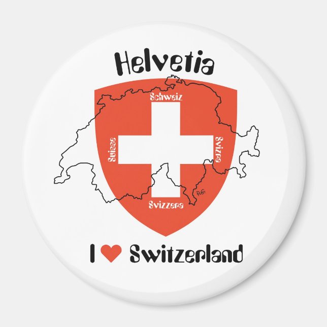 Amo el imán de Suiza (Frente)