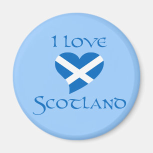 Amo el imán del refrigerador de Escocia