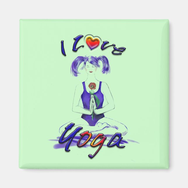 Amo el imán del yoga (Frente)