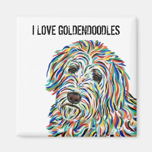 Amo el imán Goldendoodles