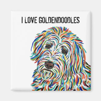 Amo el imán Goldendoodles