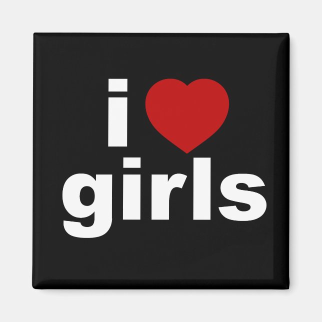 Amo el imán negro de los Chicas (Frente)