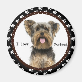 Amo el imán Yorkies
