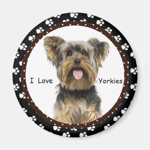 Amo el imán Yorkies