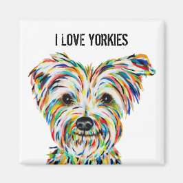 Amo el imán Yorkies