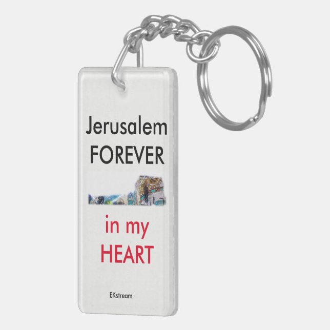 AMO el llavero de la CIUDAD de J (Jerusalén) (Atrás Derecha)