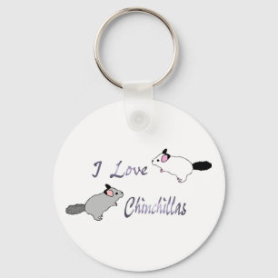 Amo el llavero de las chinchillas