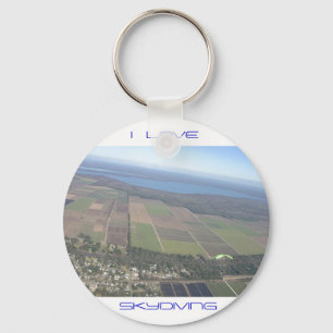 Amo el llavero de Skydiving