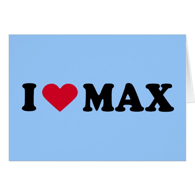 AMO EL MAX (Anverso (Horizontal))