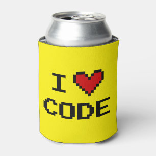 Amo el neverita de bebidas del código para los