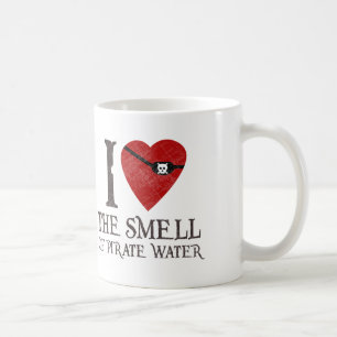 Amo el olor de la taza del agua del pirata