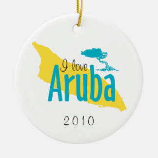 Amo el ornamento de Aruba