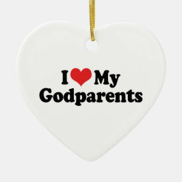 Amo el ornamento de mis padrinos